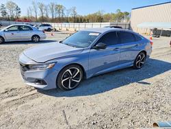 Honda salvage cars for sale: 2022 Honda Accord Sport