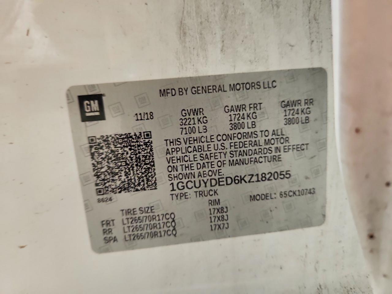 2019 Chevrolet Silverado K1500 LT