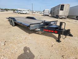 Salvage trucks for sale at Temple, TX auction: 2025 Maxx-D Equipment Trailer