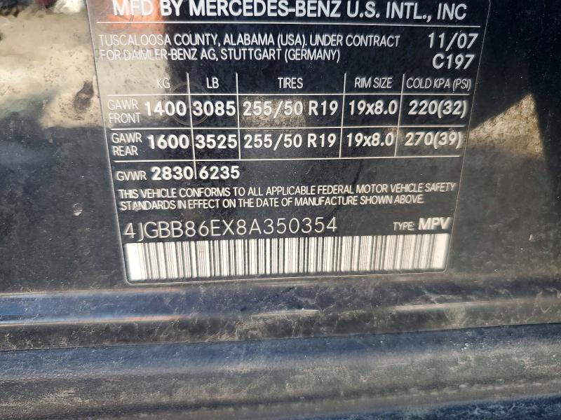 2008 Mercedes-Benz Ml 350