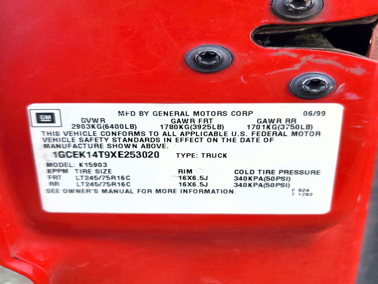 1999 Chevrolet Silverado K1500