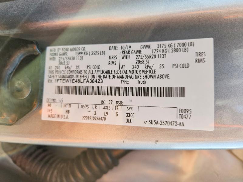 2020 Ford F150 Supercrew