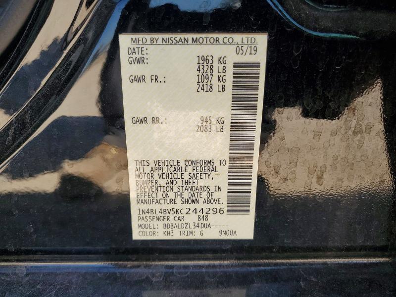 2019 Nissan Altima 2.5 S
