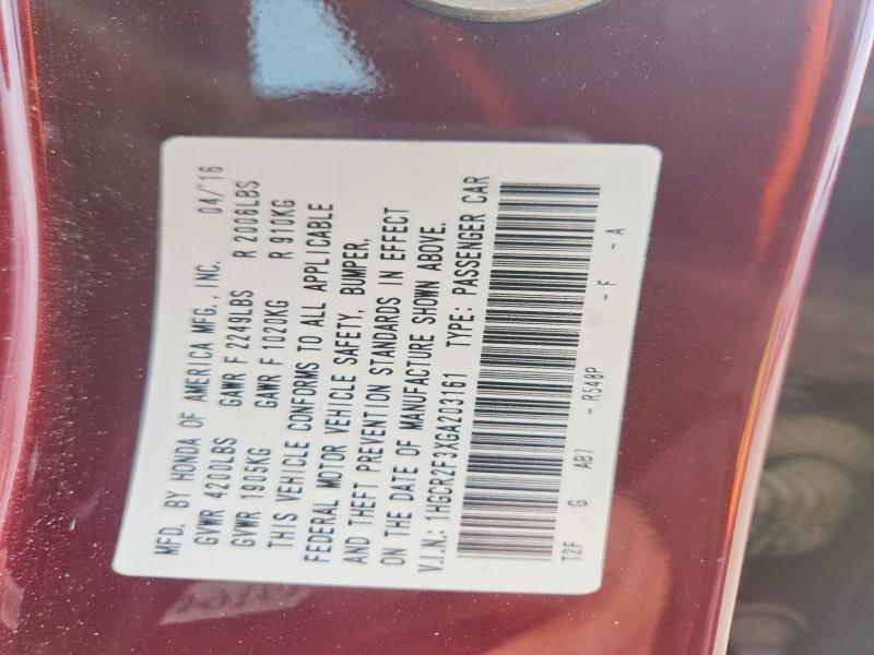 2016 Honda Accord lx