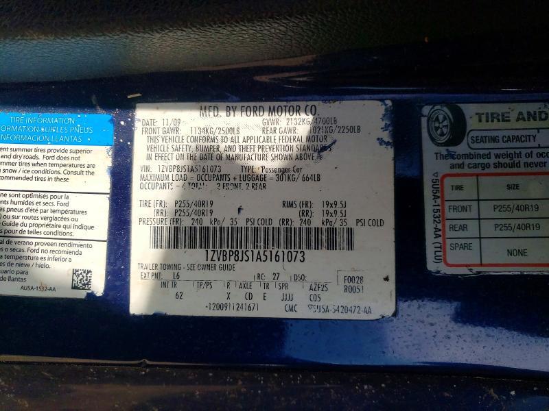 2010 Ford Mustang Shelby Gt500