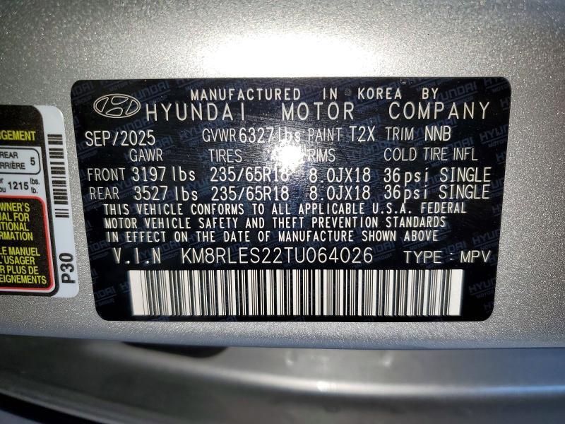 2026 Hyundai Palisade sel