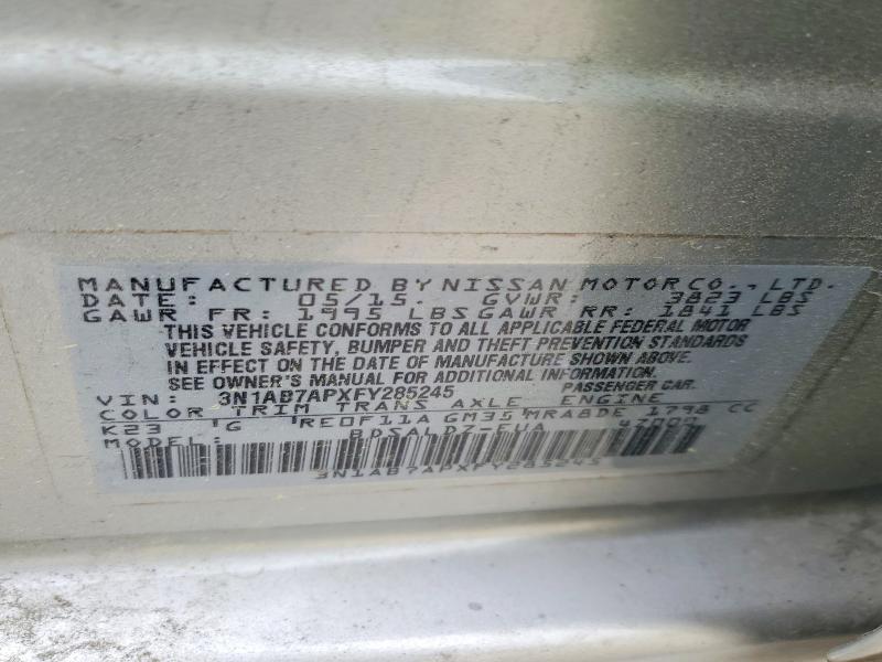 2015 Nissan Sentra sv