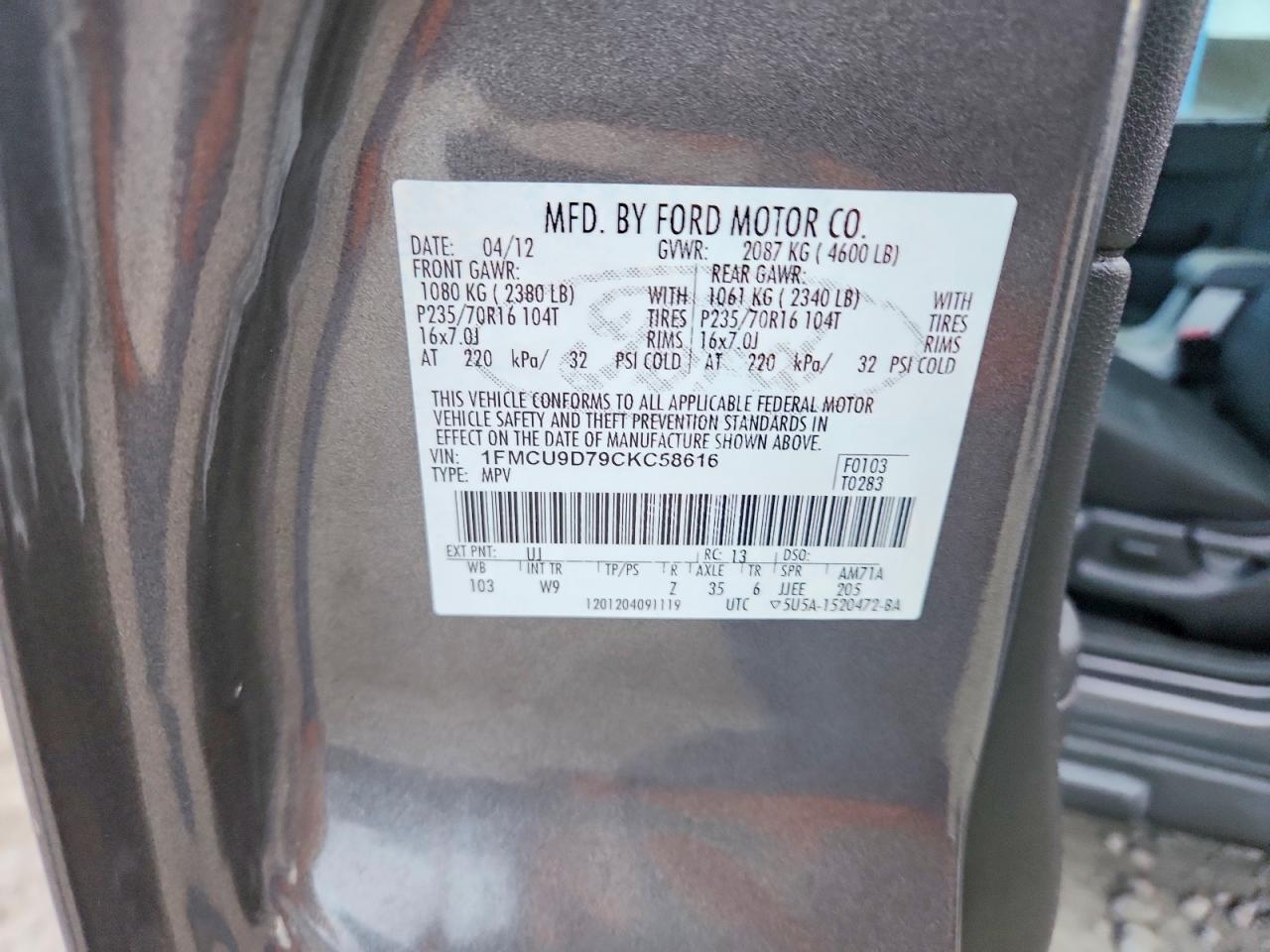 2012 Ford Escape xlt