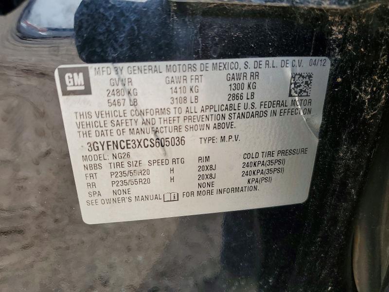 2012 Cadillac Srx Premium Collection