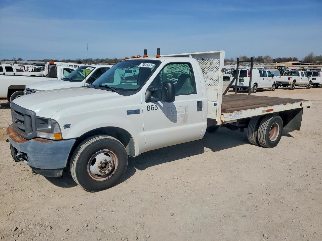 2002 Ford F350 Super Duty Flatbed Truck