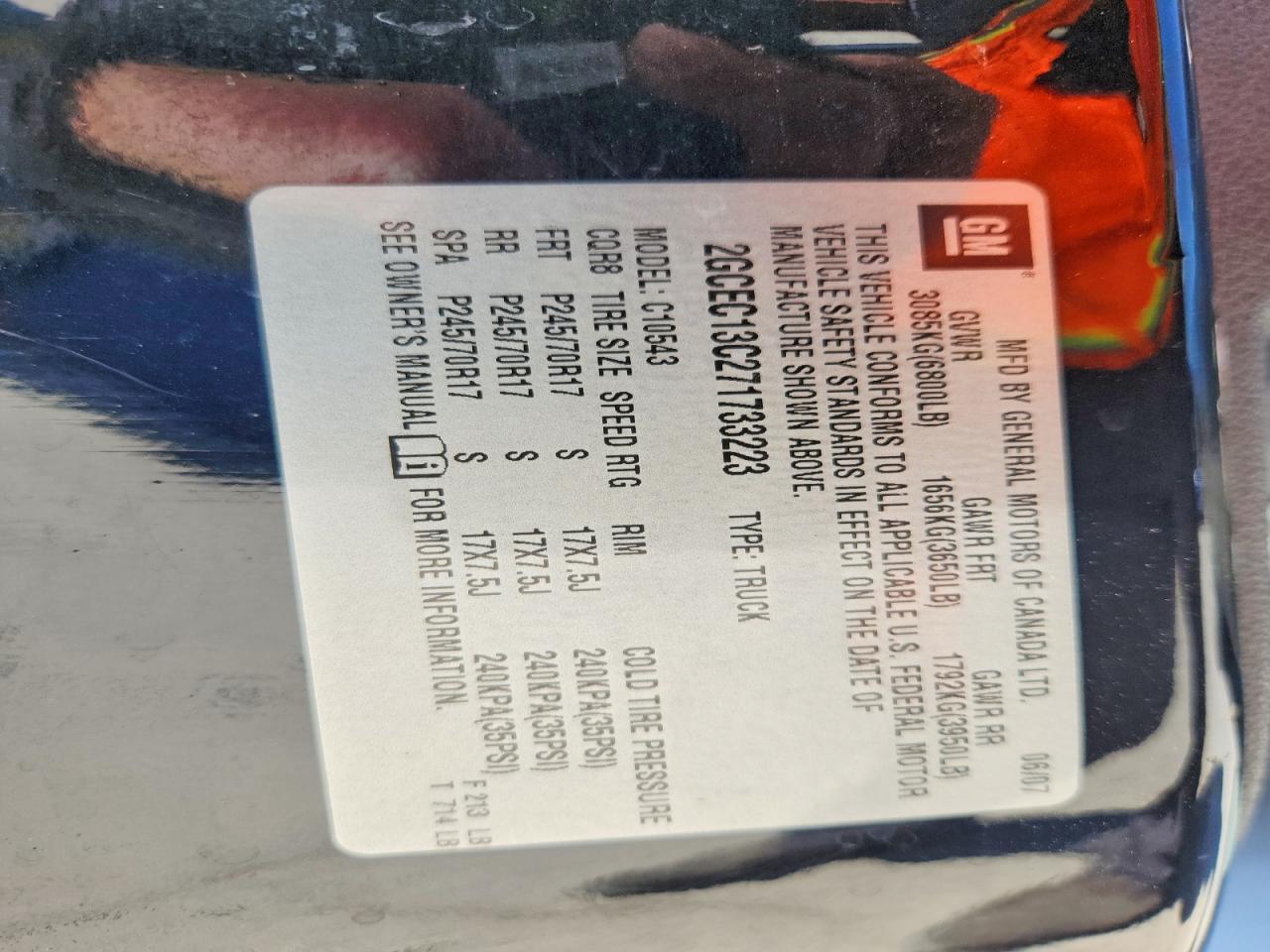 2007 Chevrolet Silverado C1500 Crew Cab