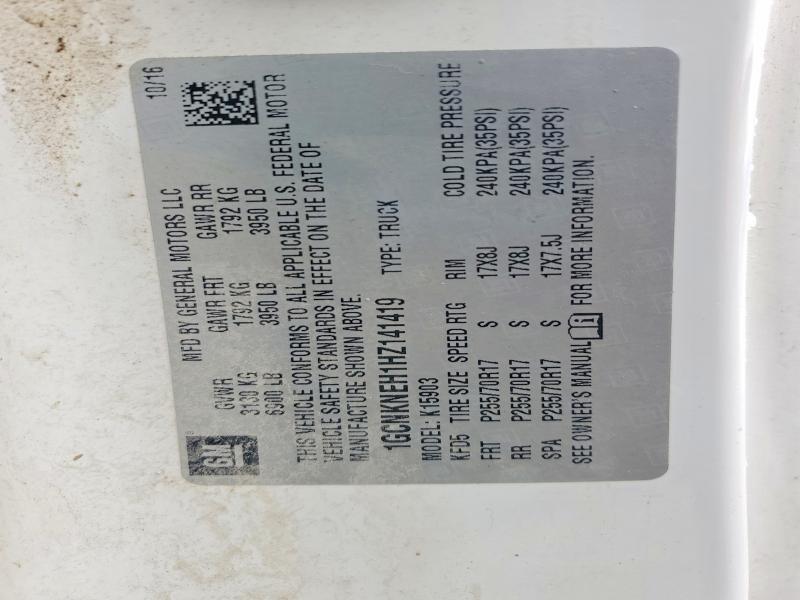 2017 Chevrolet Silverado K1500