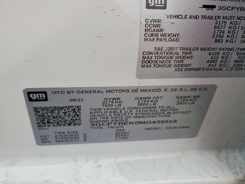 2021 Chevrolet Silverado K1500 Custom