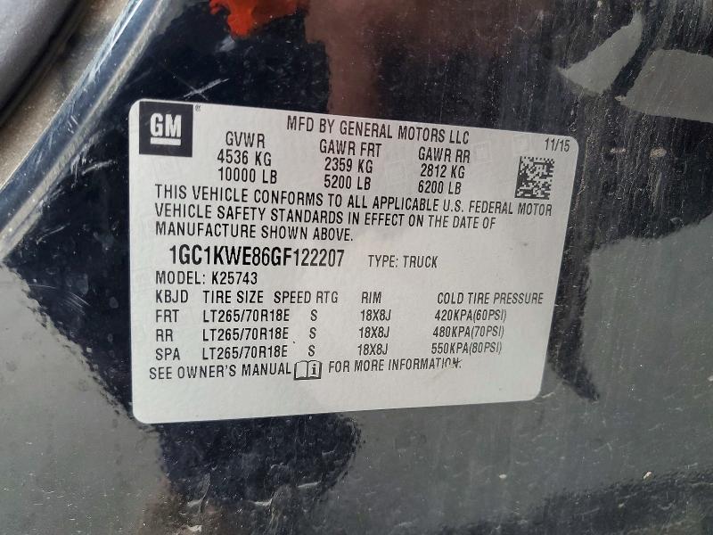 2016 Chevrolet Silverado K2500 Heavy Duty LTZ