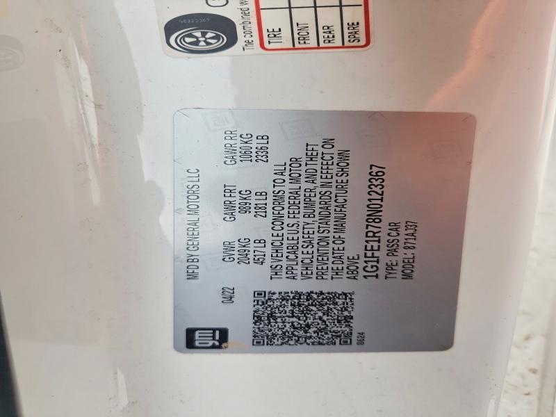 2022 Chevrolet Camaro LT1