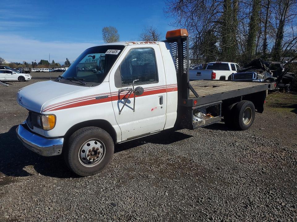 1992 Ford E350 Flatbed Truck