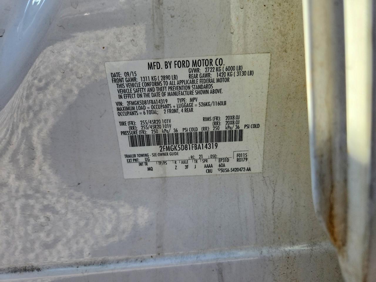 2015 Ford Flex Limited