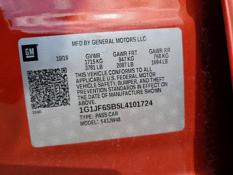 2020 Chevrolet Sonic Premier