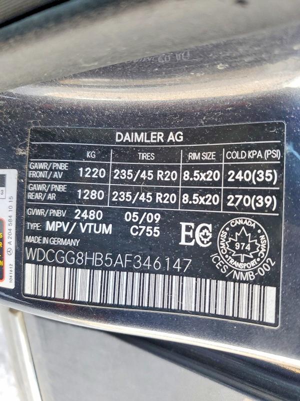 2010 Mercedes-Benz Glk 350 4matic