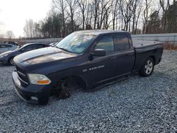 Salvage cars for sale from Copart Mebane, NC: 2012 Dodge RAM 1500 ST