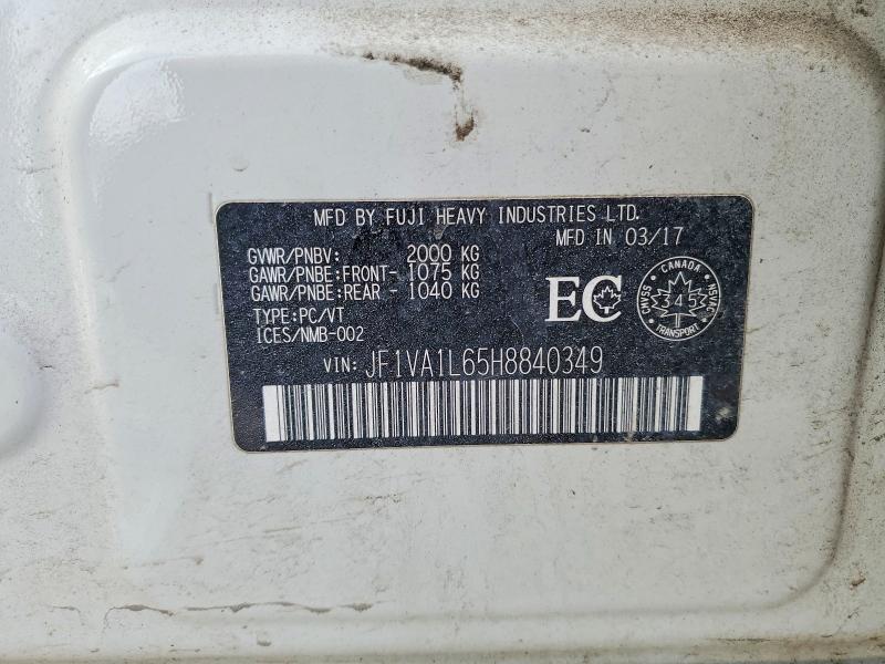 2017 Subaru Wrx Limited