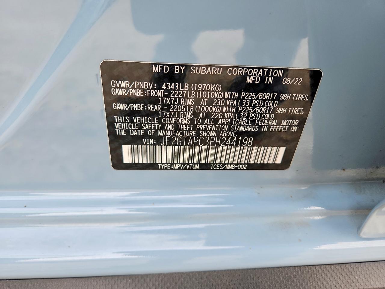 2023 Subaru Crosstrek Premium
