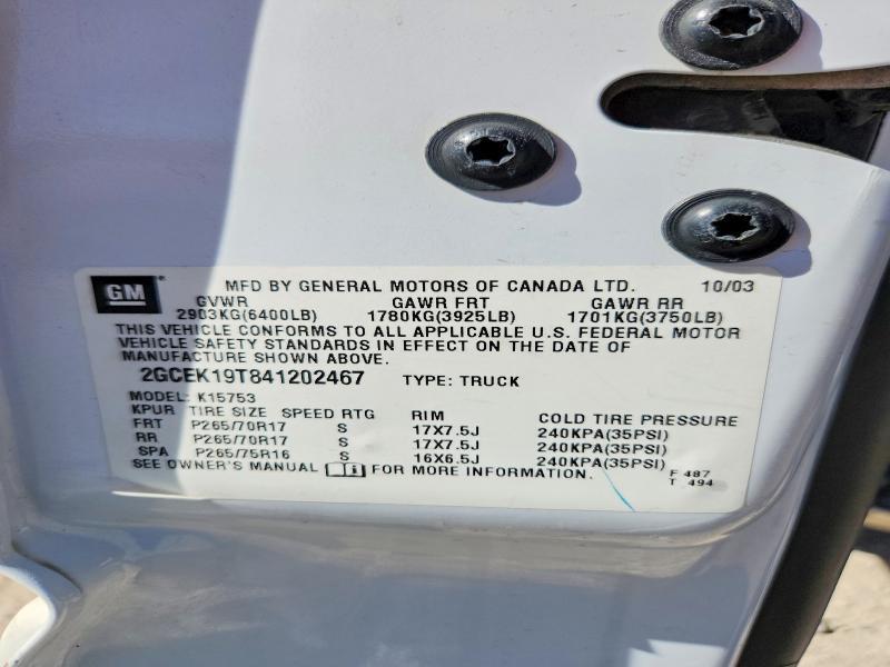 2004 Chevrolet Silverado K1500