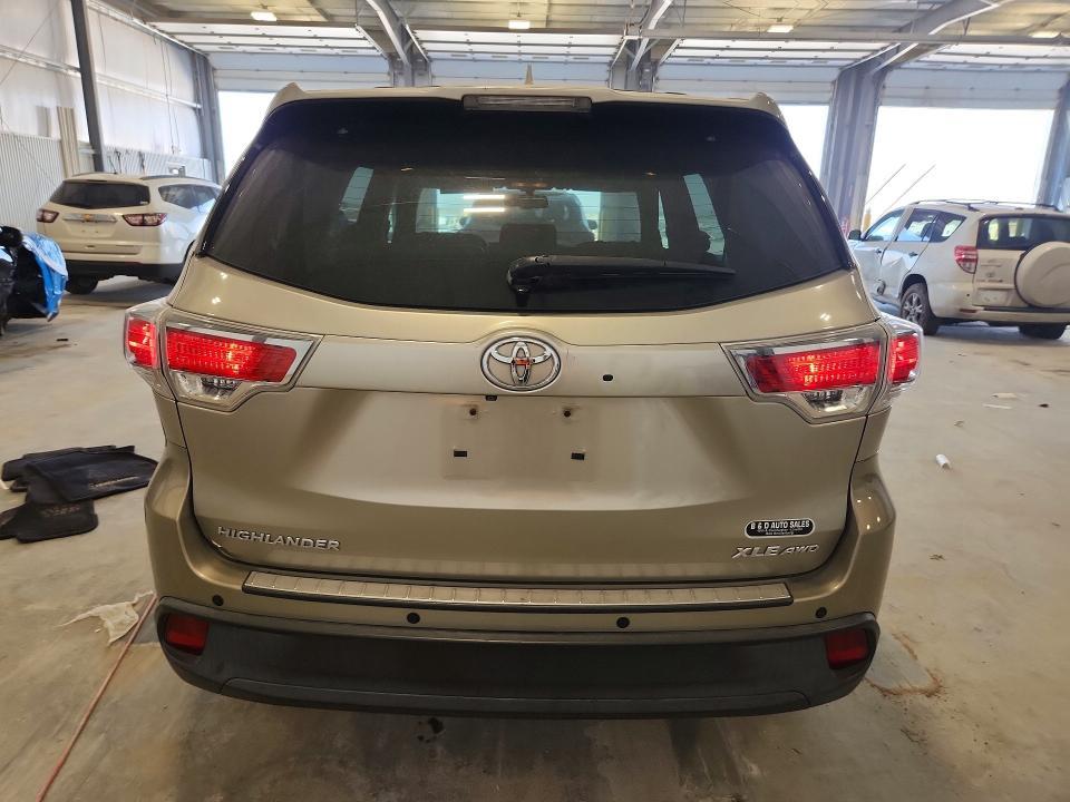 2015 Toyota Highlander xle