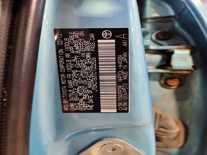 2012 Toyota Prius c Three