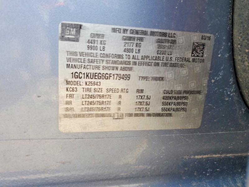 2016 Chevrolet Silverado K2500 Heavy Duty