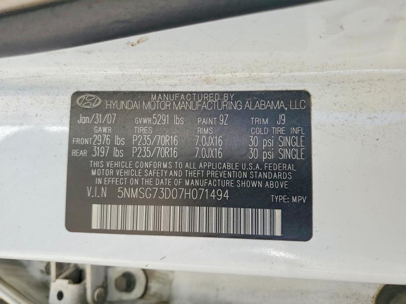 2007 Hyundai Santa fe gls