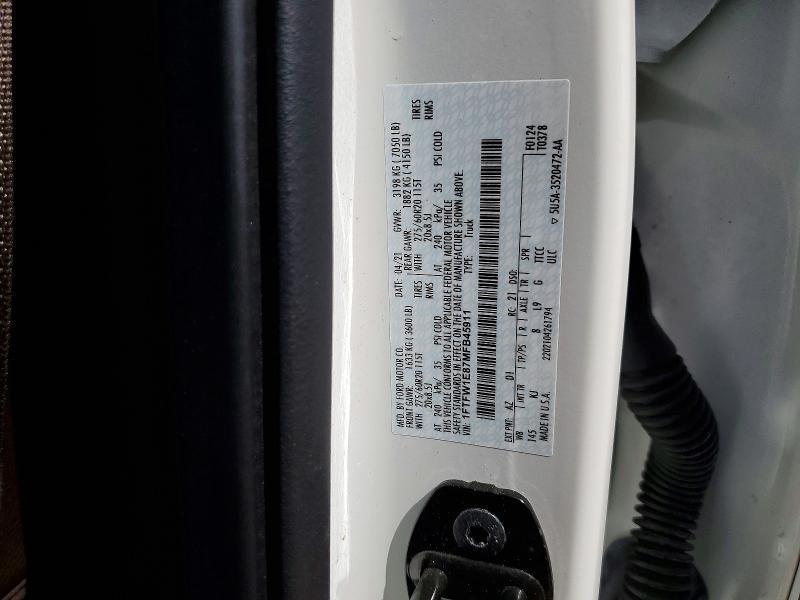 2021 Ford F150 Supercrew