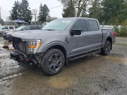 Salvage cars for sale from Copart -no: 2021 Ford F150 Supercrew