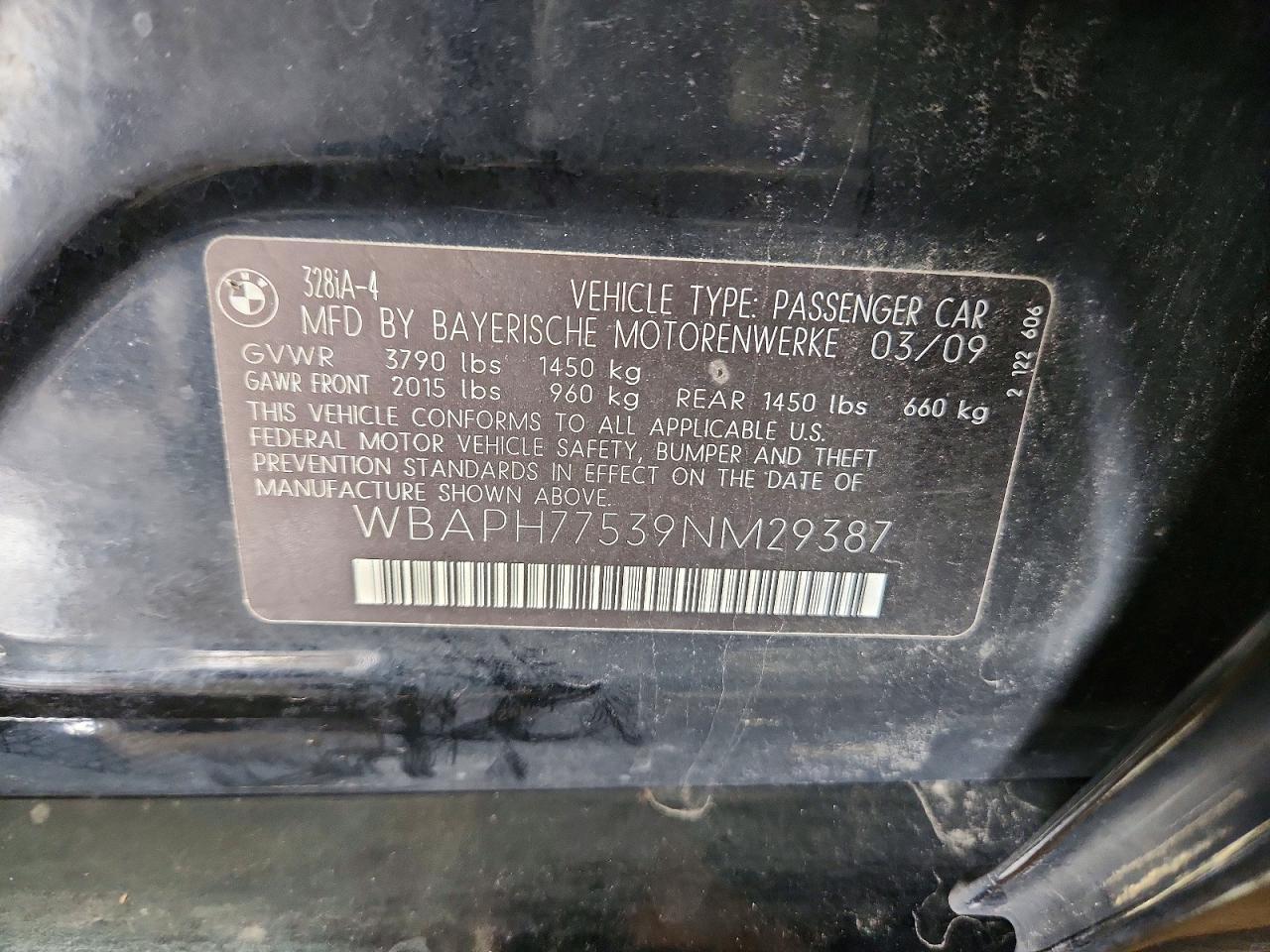2009 BMW 328 i