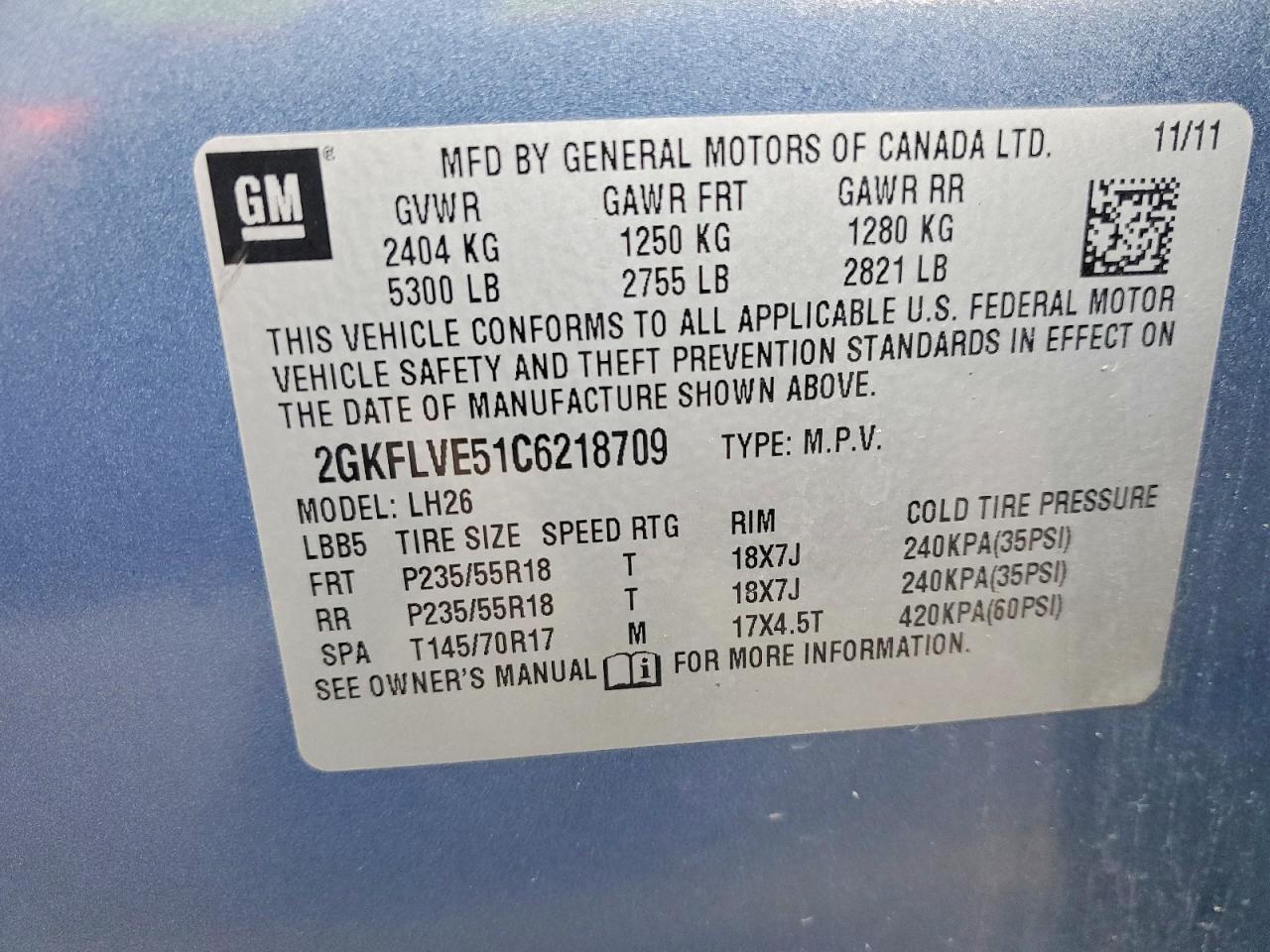 2012 GMC Terrain slt