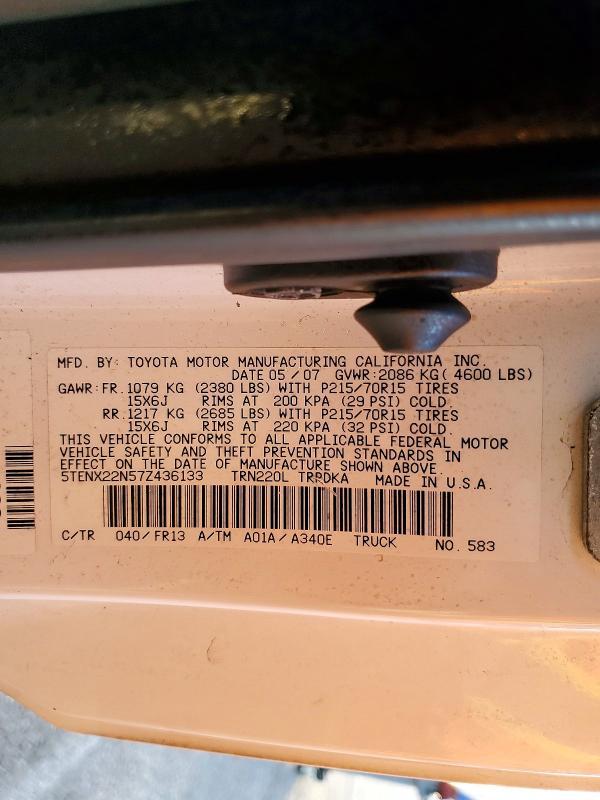 2007 Toyota Tacoma Base