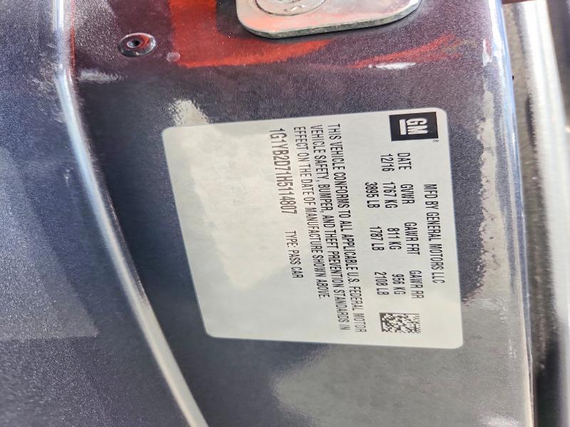 2017 Chevrolet Corvette Stingray 1LT