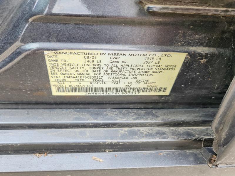 2006 Nissan Maxima 3.5 se