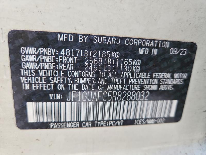 2024 Subaru Impreza Sport