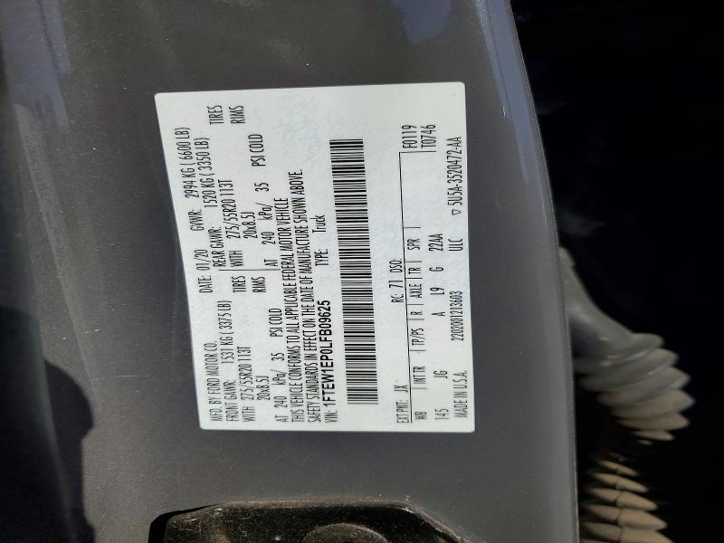 2020 Ford F150 Supercrew