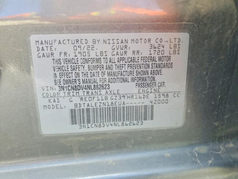 2022 Nissan Versa s