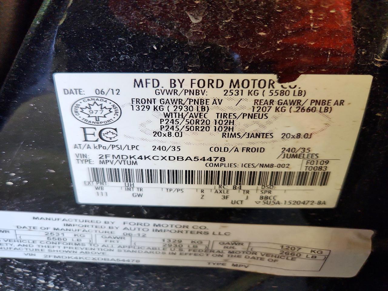 2013 Ford Edge Limited