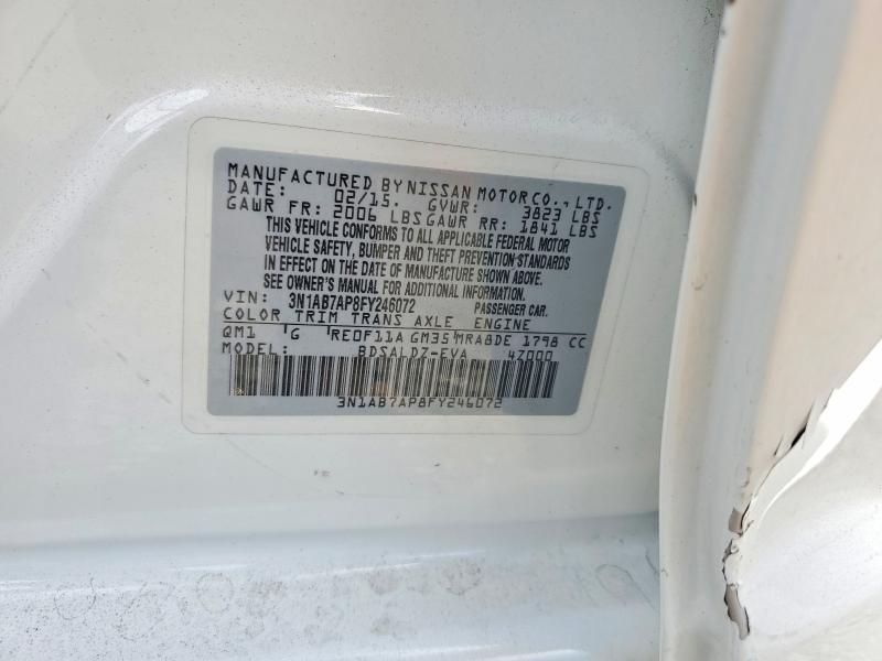 2015 Nissan Sentra sv