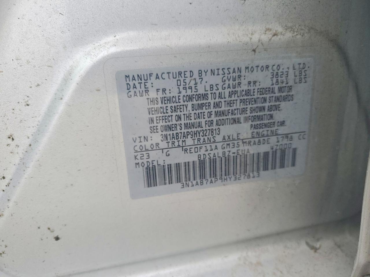 2017 Nissan Sentra s