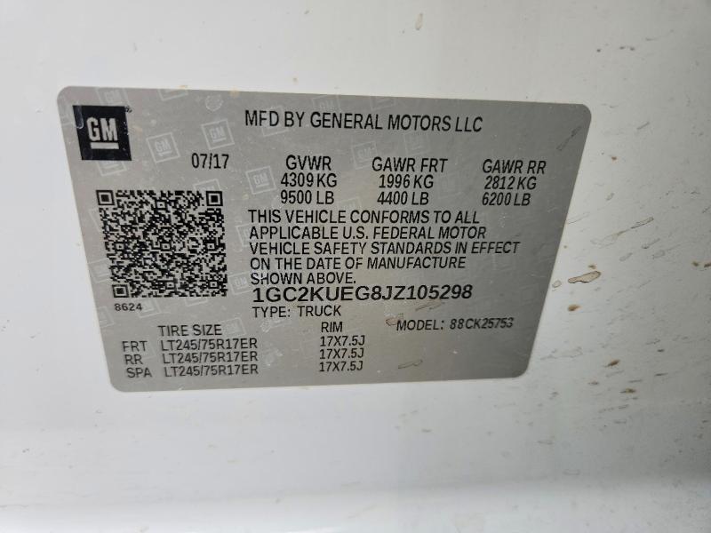 2018 Chevrolet Silverado K2500 Heavy Duty