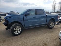 Salvage cars for sale from Copart London, ON: 2015 Dodge RAM 1500 Sport