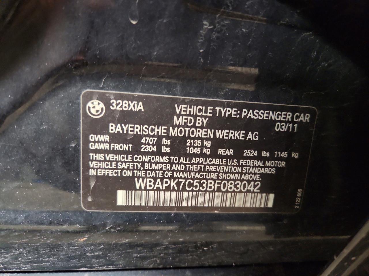 2011 BMW 328 xi