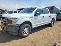 Salvage trucks for sale at Colorado Springs, CO auction: 2019 Ford F150 Supercrew
