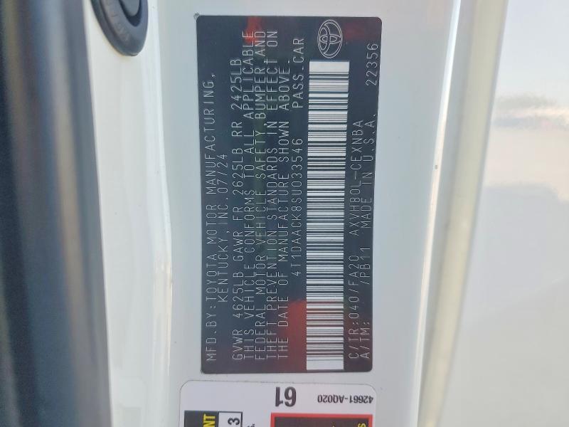 2025 Toyota Camry le