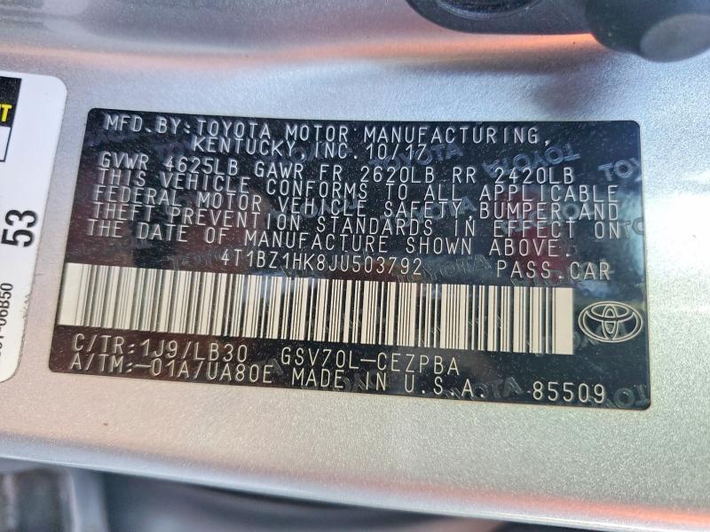 2018 Toyota Camry xse V6